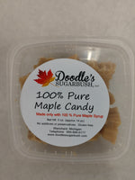 100% Pure Maple Candy maple candy Doodle's Sugarbush, LLC BULK pieces - 5oz. tub (approx 14-15 pc.)