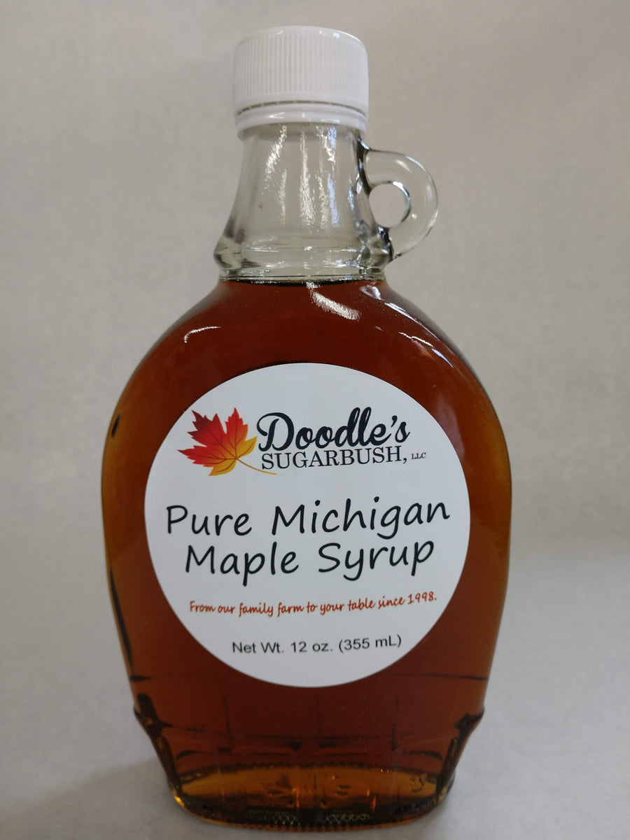 Grade A Maple Syrup - Glass Containers | Doodle's Sugarbush, LLC - 100% ...