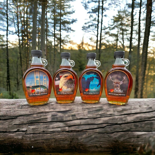 Fancy Glass Maple Syrup