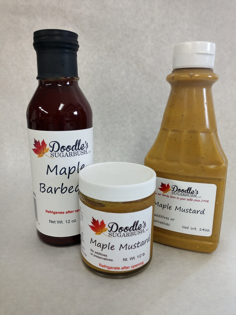 Maple Mustard and BBQ Sauce