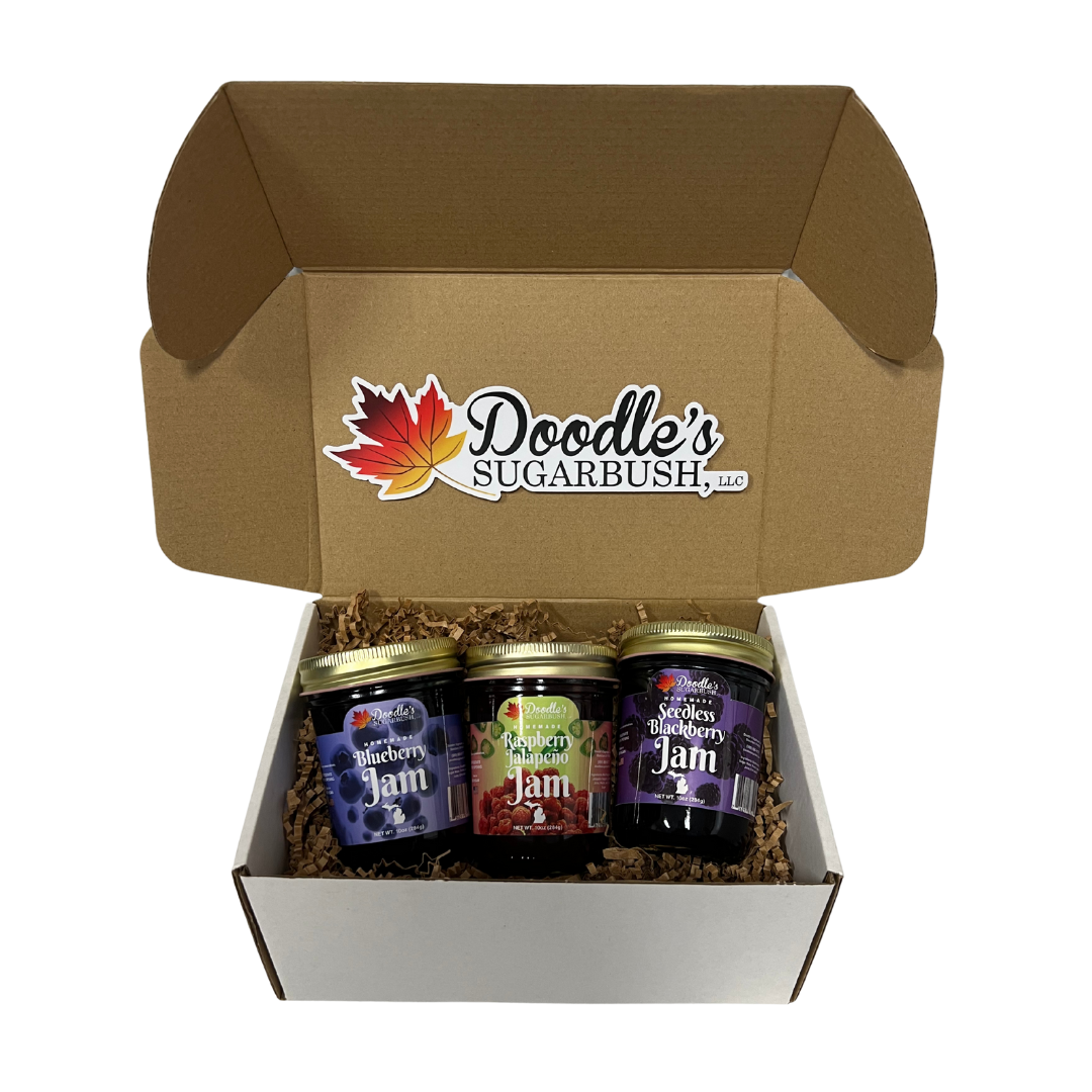 Trio of Jam Gift Set - C011 | Doodle's Sugarbush, LLC - 100% Pure
