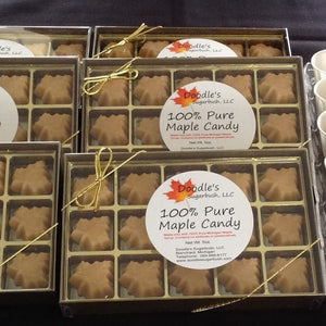 100% Pure Maple Candy maple candy Doodle's Sugarbush, LLC 24 pc box 
