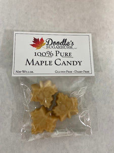 100% Pure Maple Candy maple candy Doodle's Sugarbush, LLC 3pc bag 