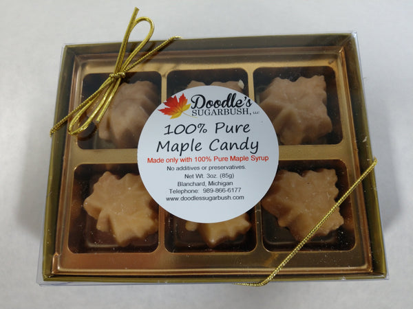 100% Pure Maple Candy maple candy Doodle's Sugarbush, LLC 6 pc box 