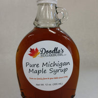 Grade A Maple Syrup - Glass Containers maple syrup Doodle's Sugarbush, LLC 