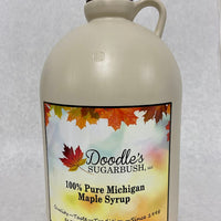 Grade A Maple Syrup - Plastic Containers maple syrup Doodle's Sugarbush, LLC 1/2 Gallon(64oz)/Grade A 