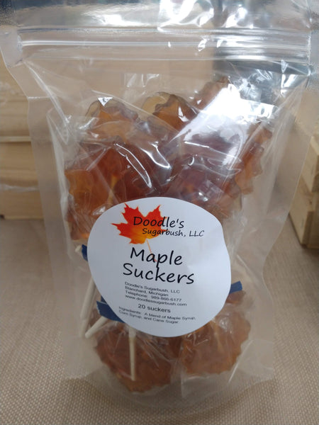 Maple Suckers maple candy Doodle's Sugarbush, LLC 