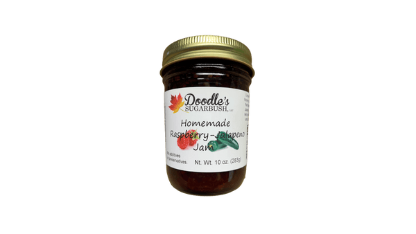 Raspberry Jalapeno Jam jam Doodle's Sugarbush, LLC 