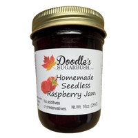 Seedless Raspberry Jam jam Doodle's Sugarbush, LLC 