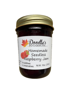 Seedless Raspberry Jam jam Doodle's Sugarbush, LLC 